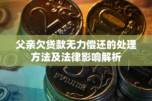 济南父亲欠贷款无力偿还的处理方法及法律影响解析